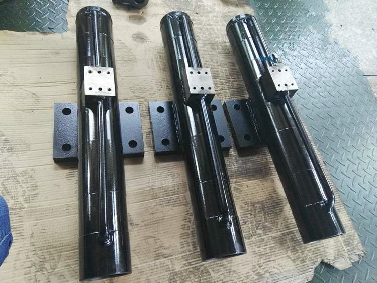 Excavator Double Acting Hydraulic Piston Cylinders Shaft Diameter Customized