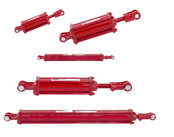 CK45 Two Way Chrome Plated Tractor Loader Hydraulic Cylinder  Heat Treatment Surface