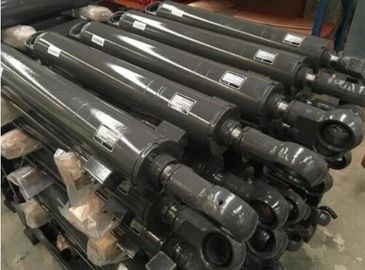 Steel Welded Hydraulic Cylinder For Earth Moving Machine Truck Crane OEM