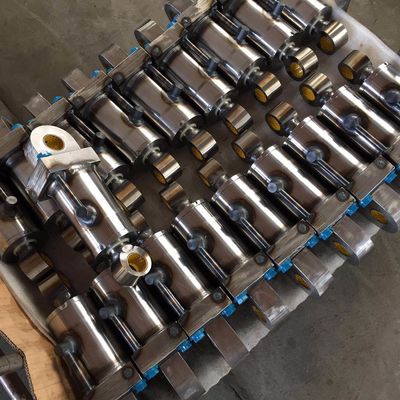 6Mpa 2 Way  32mm Stroke 80mm Welded Hydraulic Cylinders 	Carbon Steel