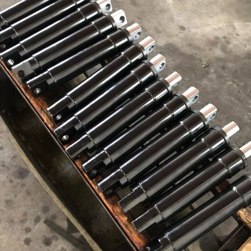 Single Acting Snow Plow Cylinder /  Cross Tube Plunger Hydraulic Cylinders