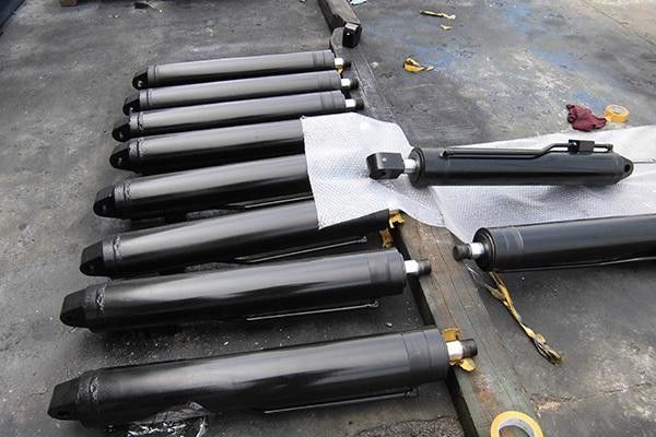 Long Short Stroke Hydraulic Cylinder / Single Piston Hydraulic Ram Cylinder