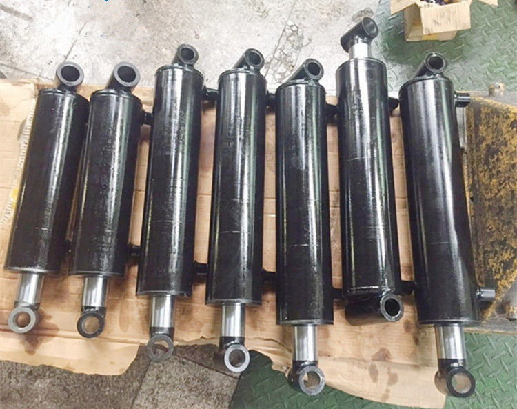 Welded Cross Tube 1 Inch Hydraulic Cylinder For Construction Machine