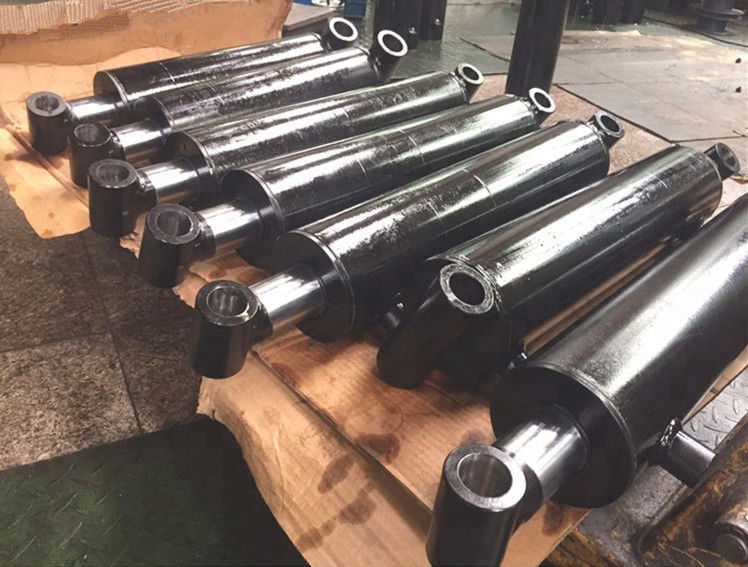 Welded Cross Tube 1 Inch Hydraulic Cylinder For Construction Machine