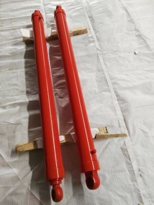 Excavator Long Stroke Hydraulic Cylinders Blue Yellow Color Agricultural