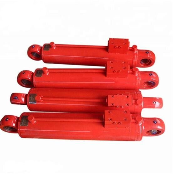 Heavy duty hydraulic loading cylinder for construction machinery