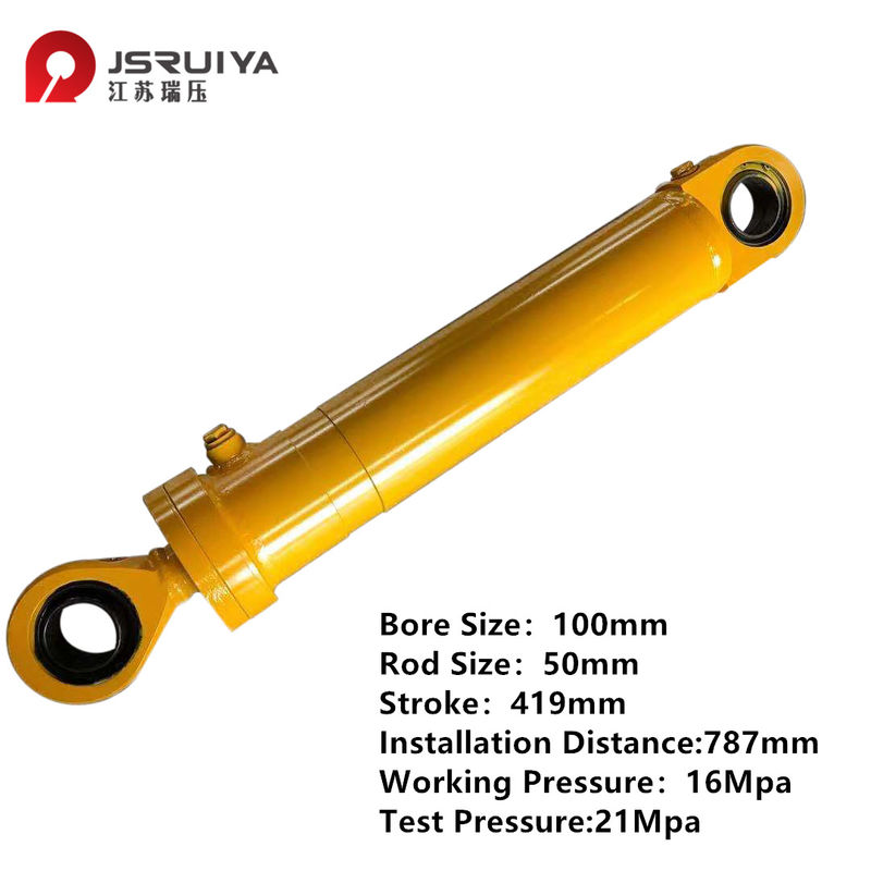 16Mpa Compact Excavators Loaders Hydraulic Customized Hydraulic Cylinders