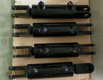 Steel Body Garbage Truck Hydraulic Cylinders / Double Hydraulic Cylinder